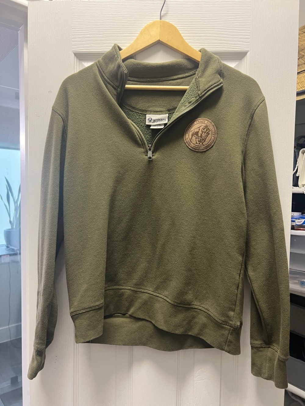 Buffalo Trace Distillery Quarter-Zip Fleece Pullover